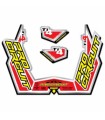 AUTOCOLLANT D'ÉCHAPPEMENT KT TI4-GP