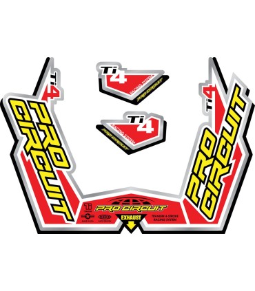 EXHAUST STICKER KT TI4-GP