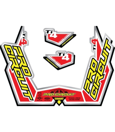EXHAUST STICKER KT TI4-GP