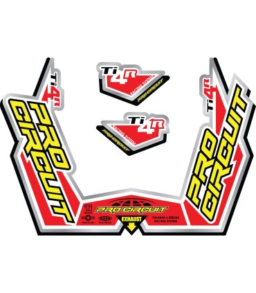 EXHAUST STICKER KIT TI4-R