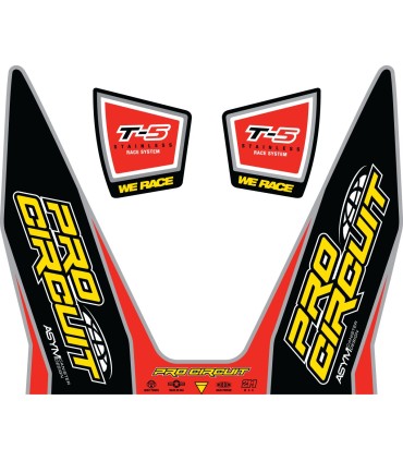 EXHAUST STICKER KIT T-5