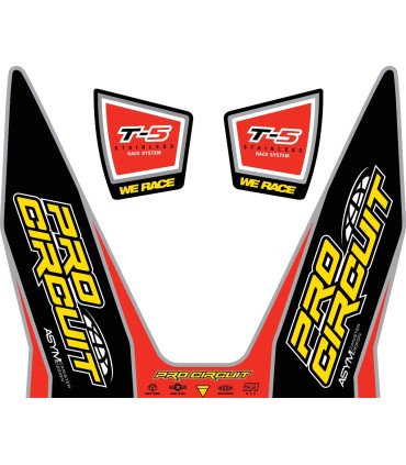 EXHAUST STICKER KIT T-5