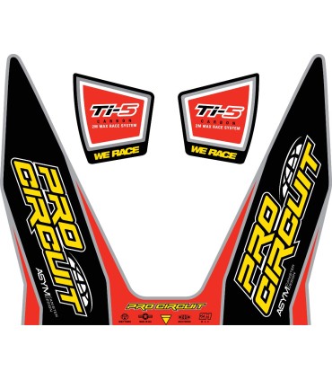 EXHAUST STICKER KIT TI-5