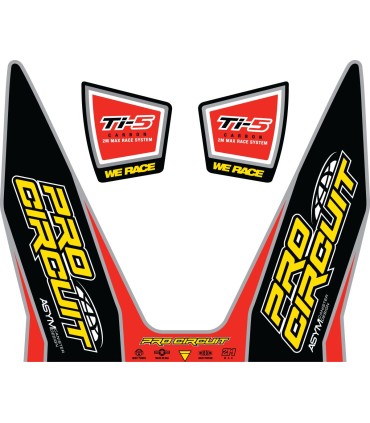 EXHAUST STICKER KIT TI-5