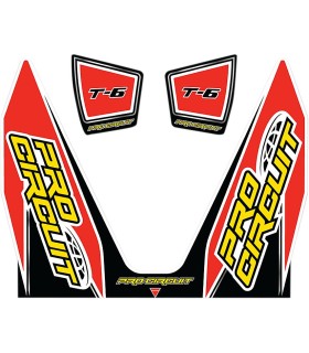 EXHAUST STICKER KIT T-6