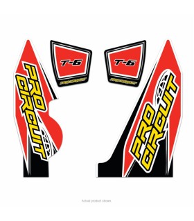 EXHAUST STICKER KIT T-6