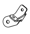 SUPPORT DE SILENCIEUX SS YZF-R7