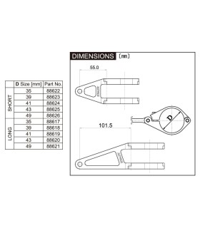 HEADLIGHT BRACKET LONG