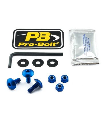 BOLT KIT LIC PLATE BLUE