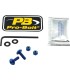 BOLT KIT LIC PLATE M6X16 BLUE