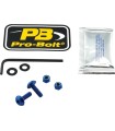 BOLT KIT LIC PLATE M6X16 BLUE