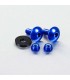 BOLT KIT LIC PLATE M6X16 BLUE
