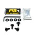 BOLT KIT LIC PLATE M6X16 BLACK