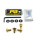 BOLT KIT LIC PLATE M6X16 GOLD