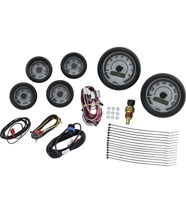 GAUGE 6PK WHT/GRAY BLK