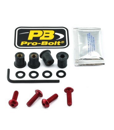 BOLT KIT SCREEN RED