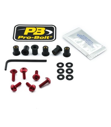 BOLT KIT SCREEN RED