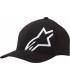 HAT CORP SHFT 2 BK/WT S/M