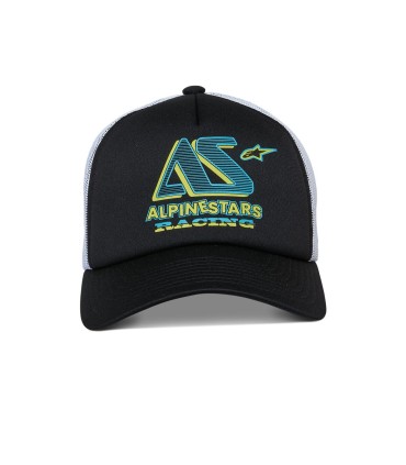 HAT TRUCKER AYESS BK/WH OS