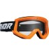 GOGGLE CMBT RACR FL OR/BK