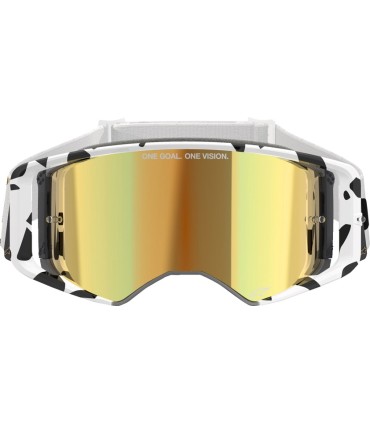 GOGGLE SUPERTECH CORP WHT/GLD 