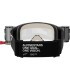 GOGGLE VISION 5 CORP BLK CLEAR