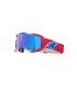 GOGGLE VISION 5 CORP RED/WT/BL