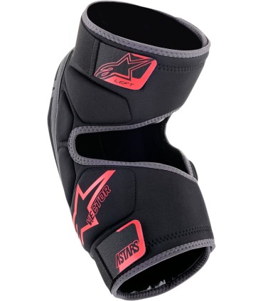 GUARD KNEE VECT BLK/RD SM