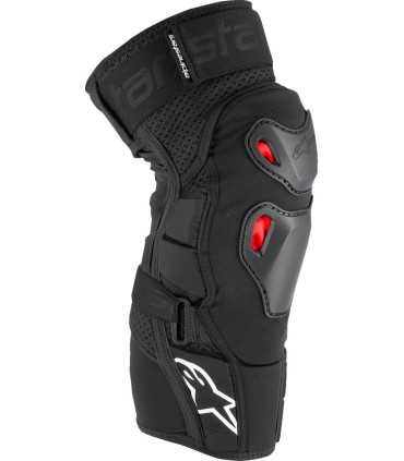 KNEE GUARD BIOPRO BLK/RD/WHT S