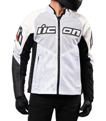 JKT MESH AF LTHR CE WT XL