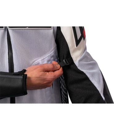 JKT MESH AF LTHR CE WT 2X