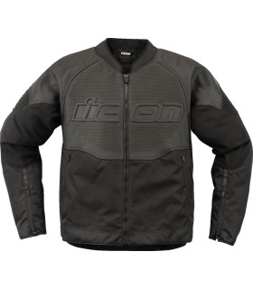 JACKET OVERLORD3 LEATHER BK 2X
