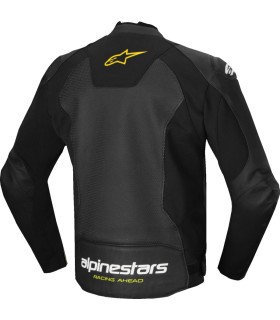JACKET FSTR V3 AIRFLW LTHR BLK