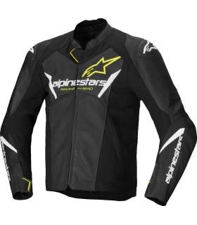 JACKET FSTR V3 AIRFLW LTHR BLK