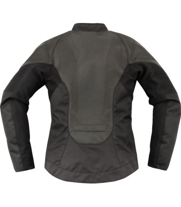 JACKET WM OVERLORD3 LEATHER BK