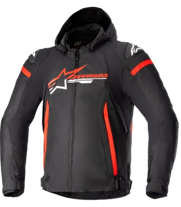 JACKET ZACA WP BK/RD/W L