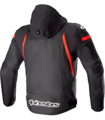 JACKET ZACA WP BK/RD/W L