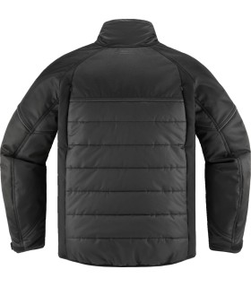 JKT GHOST PUFFER BK/CH LG