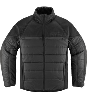 JKT GHOST PUFFER BK/CH XL