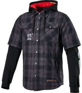 JACKET TARTAN SHIRT GY 3X