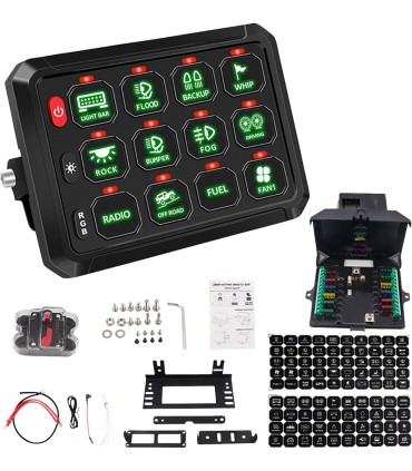 UNIVERSAL GANG SWITCH 12 PANEL