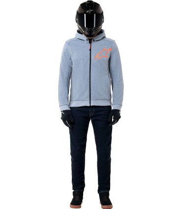 JACKET/HOODIE CHROME V2 GRY/RE