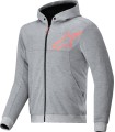 VESTE/Sweat à capuche Chrome V2 Gris/Rouge