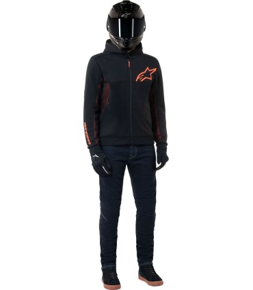 JACKET/HOODIE CHROME AIR BLK/R