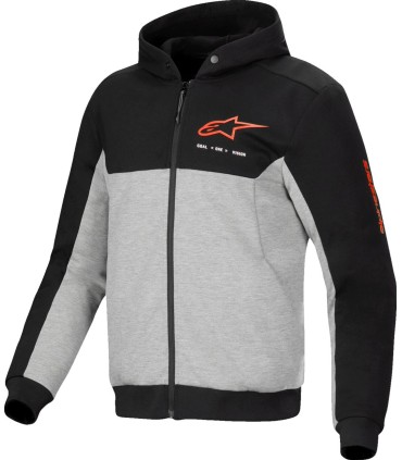 HOODIE CHROME V2 SPORT BK/GY/R