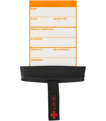 I.C.E. CARD/HOLDER BLACK