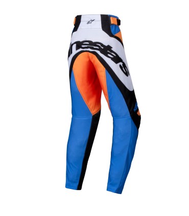 PANT YTH RACER MELT ORANGE/BLU