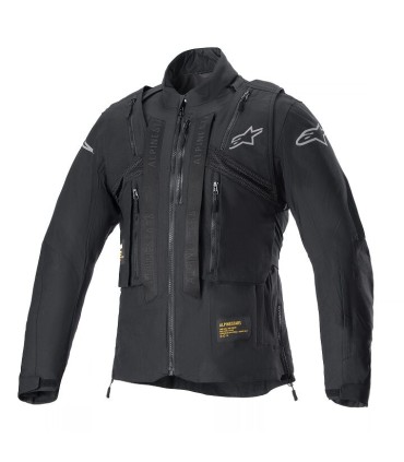 JACKET TECHDURA BLK/SILV M