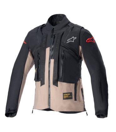 JACKET TECHDURA BLK/BR XL