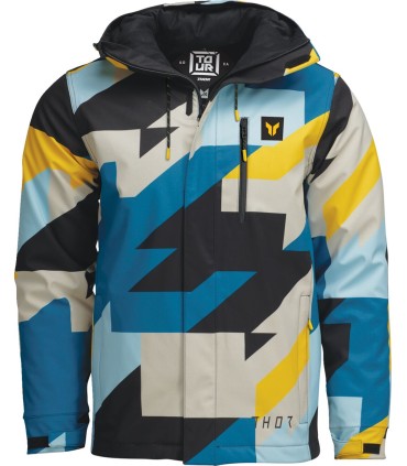 JACKET TOUR BRAVE BL/YL MD